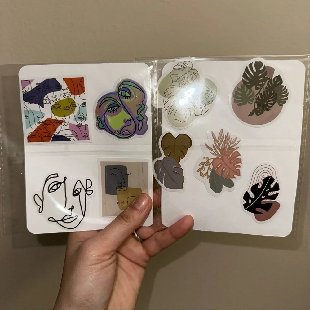 Sticker set #7 (photos on front/back of paper)